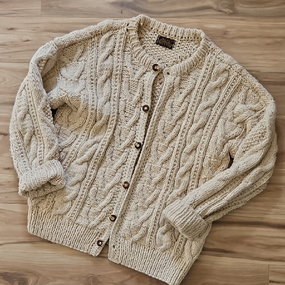Cozy Cream Cable Knit Sweater